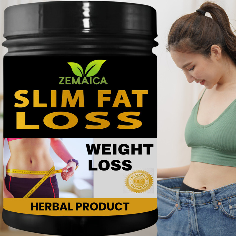 ZEMAICA Slim Fat Loss Healthy Weight Management | Made With 14 Ayurvedic Herbs(30 Capsules)