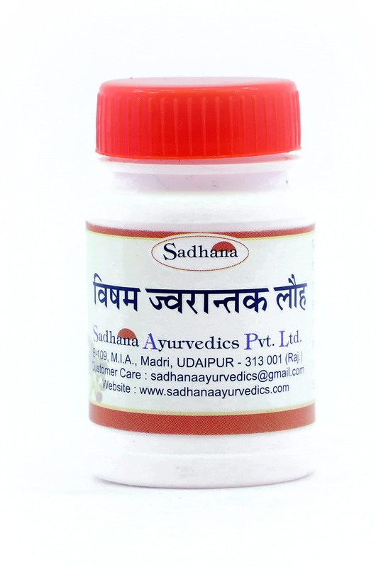 Sadhana Ayurvedics Vishamjwarantak Lauha-10Gm / Useful for Fever(Pack of 3, 30 g)
