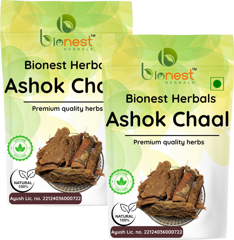 Bionest Herbals Ashok Chaal - Saraca Indica Bark | Women’s Wellness, Period Care, Uterine Health(500 g)