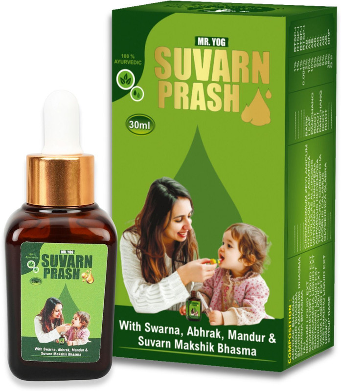 MR.YOG Suvarn Prash Blend of Pure 24K Gold with Nurturing Ayurvedic Herbs(30 ml)