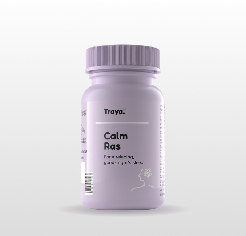 Traya Ayurvedic Supplements for Anxiety, Stress Relief, and Better Sleep(60 Tablets)