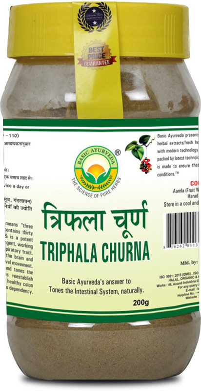 Basic Ayurveda Triphala Churna(Pack of 4, 800 g)