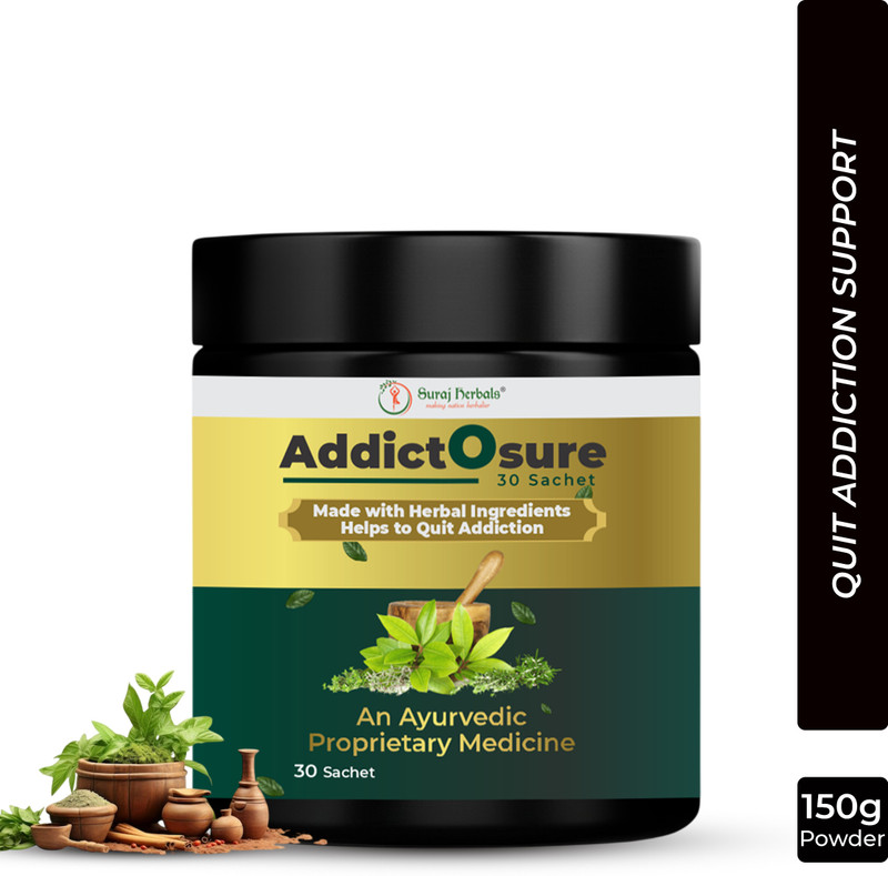Suraj Herbals AddictOsure Natural De-addiction Powder(150 g)
