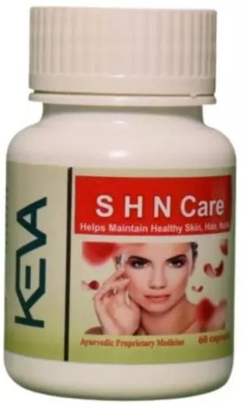 KEVA SHN Care (Skin, Nail & Hair Capsule) herbs and natural processes (60 Caps)(60 Capsules)