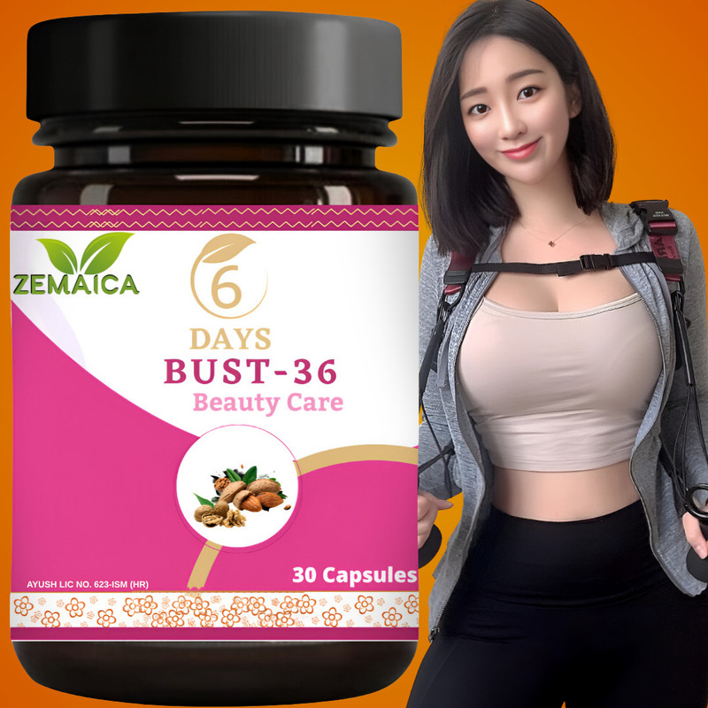 ZEMAICA Bust 36 Capsule Vitamin e for skin Beauty Women & Girls Pack 1(30 Capsules)