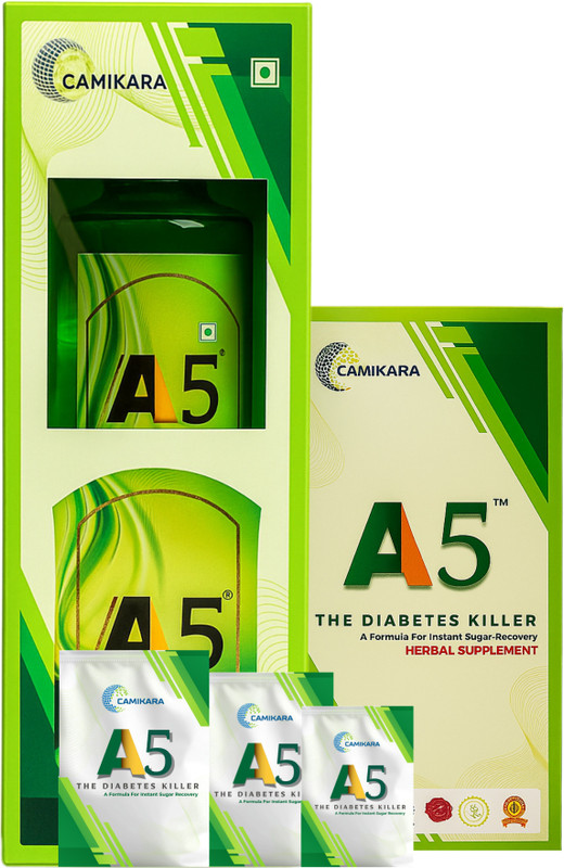 Ambrosia Ayurved A5 Herbal Supplement for Blood Sugar Support | Starter Pack(1 L)