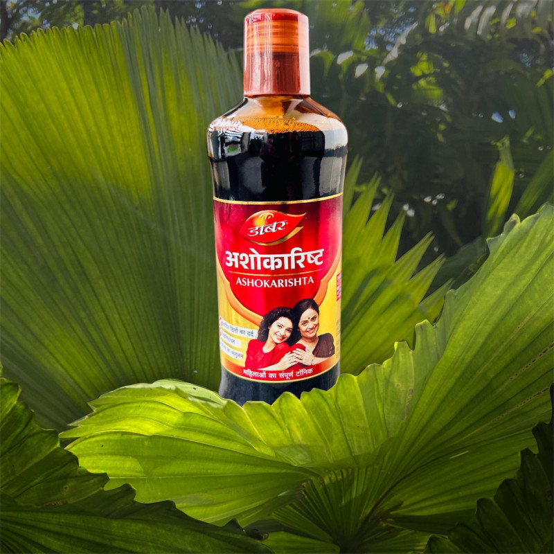 Dabur Ashokarishta – Powerful Ayurvedic Tonic for Menstrual Relief & Hormonal Balance(450 ml)