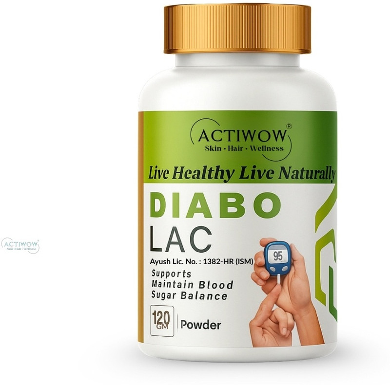 ACTIWOW Diabo Lac Powder Natural Daily Sugar Level Aid(150 g)