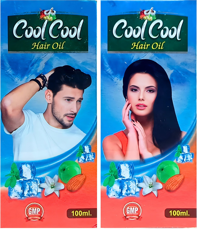 HERBSHD Natural Herbal Cool Cool Hair Oil 100 ml(Pack of 2, 200 ml)