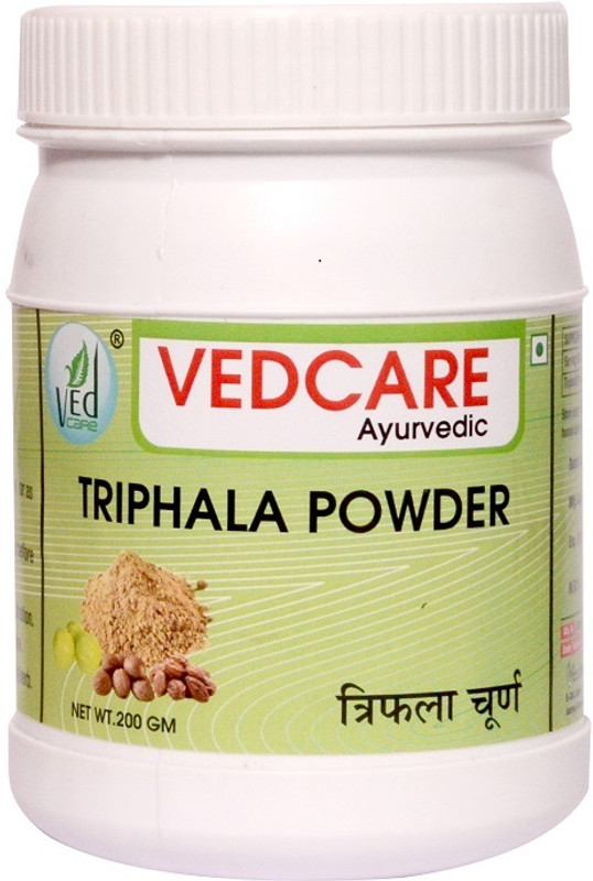 Vedcare TRIPHALA Powder 100% ORGANIC|Laxative|Indigestion,Constipation,vision|200gm(200 g)