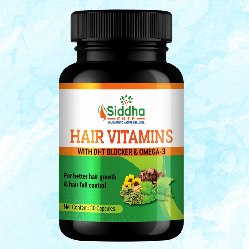 Siddha cure Hair Growth and Root Strength Capsules for Hair Density(30 Capsules)