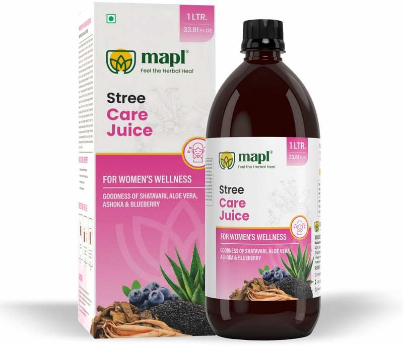 MAPL Ayurvedic She Care Stree Care Juice, Supports Hormonal Balance & Regular Cycles(1000 ml)