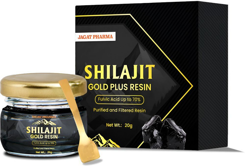 jagat Pharma Gold Plus Resin 20g -For strength Power Stamina with Gold Flakes(20 g)