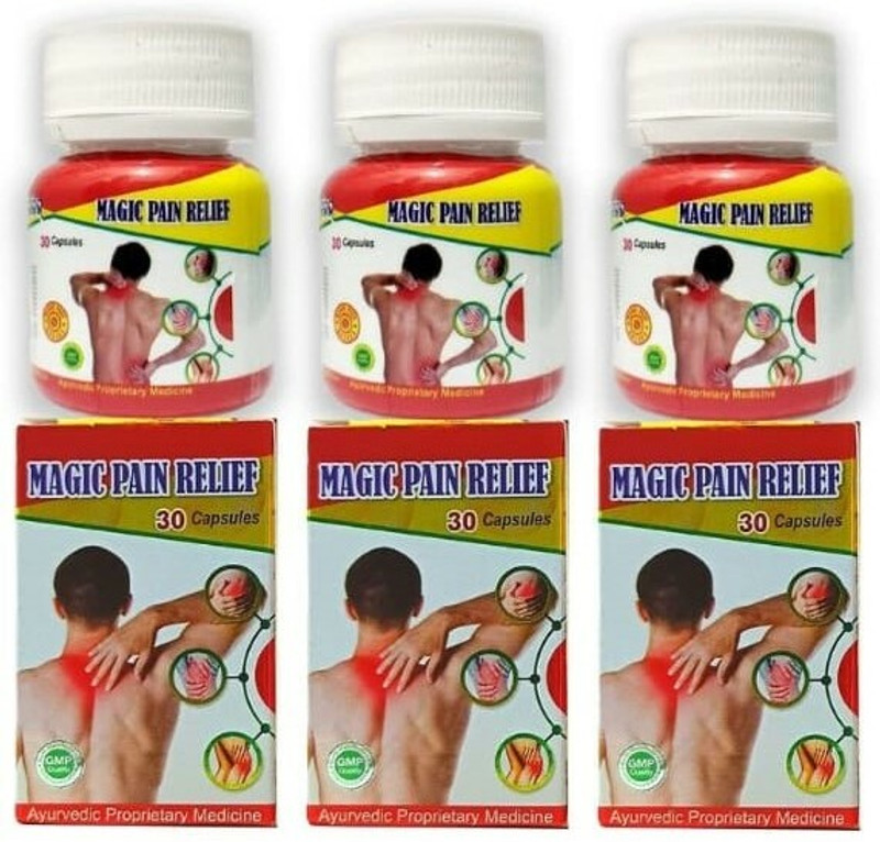Rifa Enterprises MAGIC PAIN RELIEF TABLET FOR RHEUMATOID ARTHRITIS BACK PAIN,ANKYLOSING PAIN(Pack of 3, 60 Tablets)