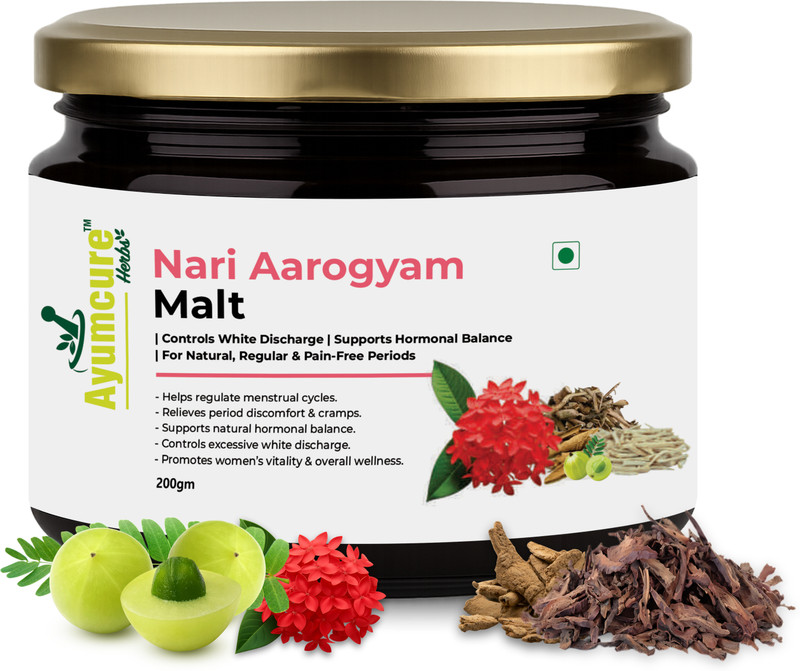 Ayumcure Nari Aarogyam Malt | PCOS Support, Hormone Balance & Women’s Wellness(200 g)