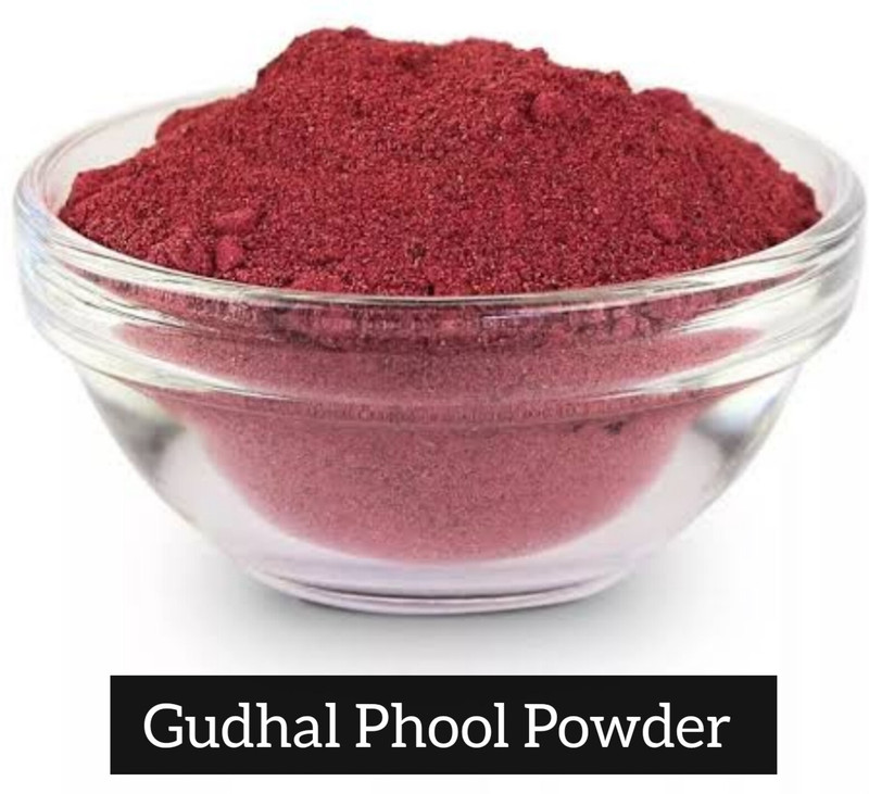 LKM 100% NATURAL (Rosa Sinensis) Gudhal Powder | For Hair & Face Pack, 100g(100 g)