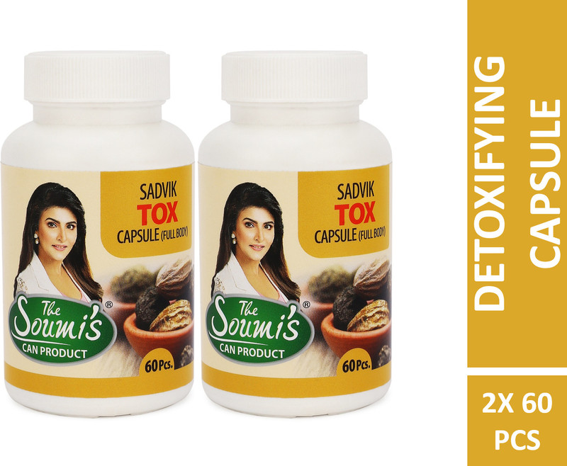 The Soumi's Can Product SADVIK TOX CAPSULE (FULL BODY) (PACK OF 2)(Pack of 2, 120 Capsules)