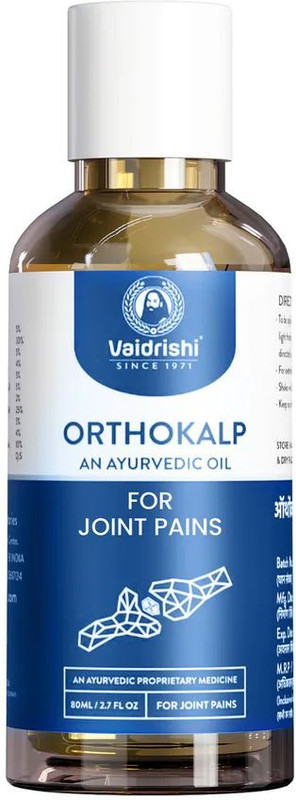 VAIDRISHI Orthokalp Oil for Joint Pain & Muscle Strength |(80 ml)