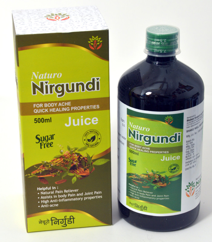 NATURAGENESIS Nirgundi Juice | Ayurvedic Anti-Inflammatory & Pain Relief Tonic(500 ml)