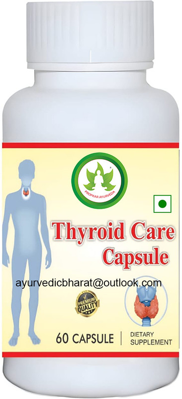PROPKAR AYURVEDA THYROID CARE AYURVEDIC CAPSULES 60veg capsules pack of 1(60 Capsules)