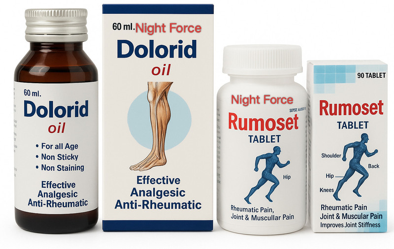 Nightforce RumoDolo Joint Care(Pack of 2, 60 ml, 90 Tablets)