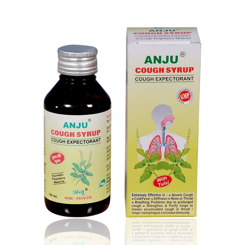 ANJU PHARMACEUTICALS COUGH SYRUP (100 ml * 2 pc)(Pack of 2, 100 ml)