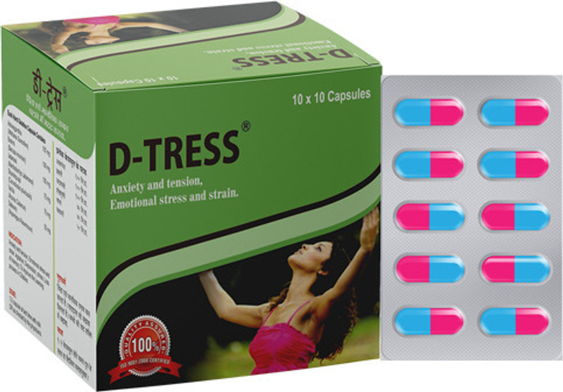 DHANVANTARY HEALTH CARE D-TRESS CAPSULE(100 Capsules)