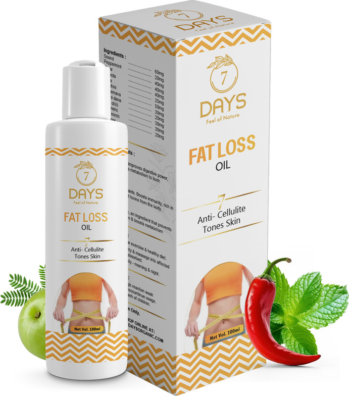 7 Days fat burning oil for women fat loss oil for women/ belly fat reduce oil(100 ml)