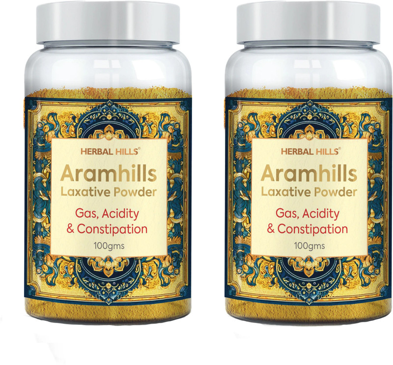 Herbal Hills Aramhills Powder 100gms- Gas, Acidity & Constipation(Pack of 2, 200 g)