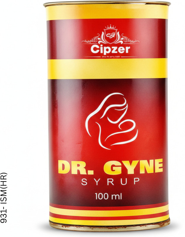 CIPZER Dr Gyne Syrup |Period Comfort| Helps Reduce Menstrual Cramps| |Women’s Wellness(100 ml)