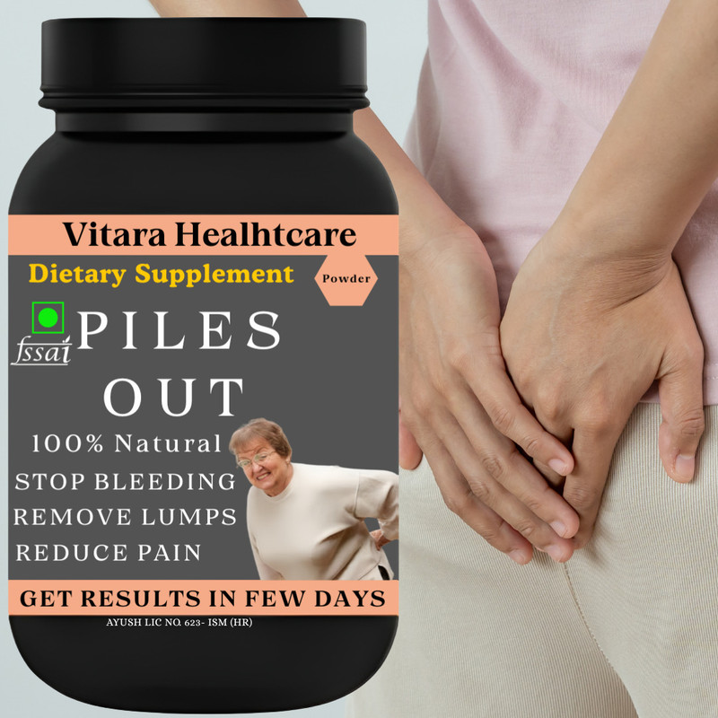 Zemaica Healthcare Piles Out Powder Piles Medicine for Pain & Swelling Relief Men & Women(100 g)