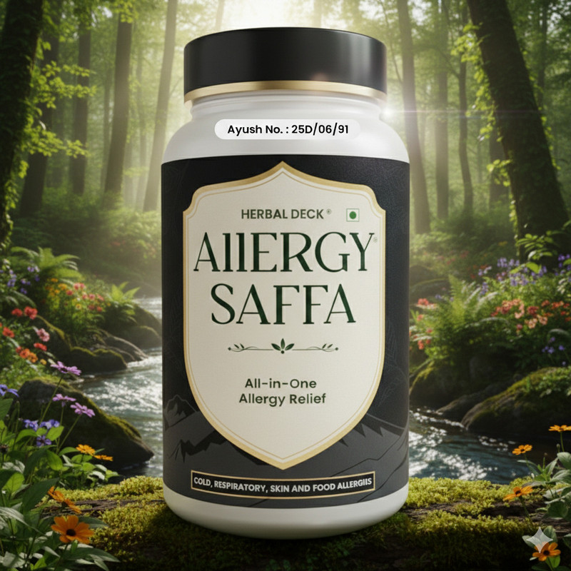 Herbal Deck Natural Allergy Support Supplement for Seasonal Balance(150 g)