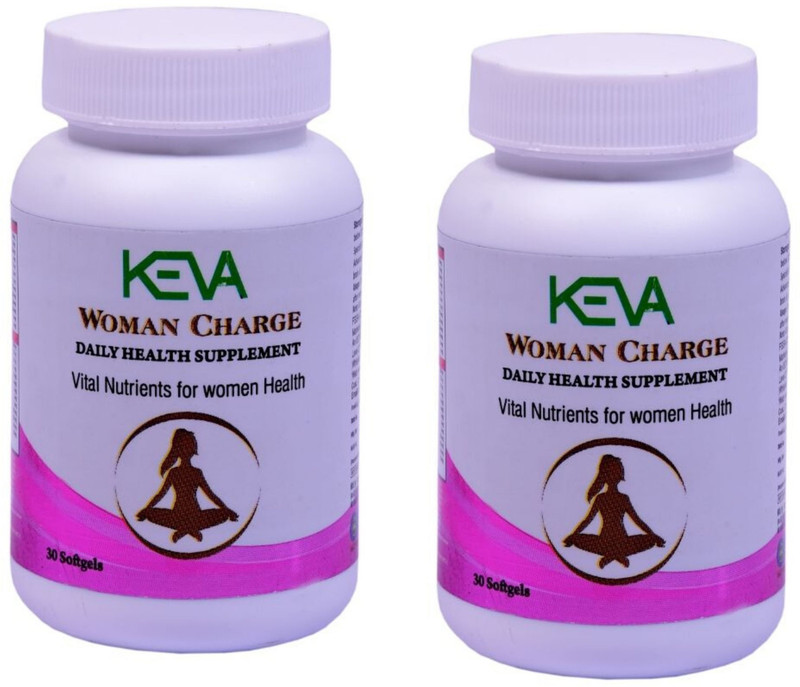 KEVA Women Charge Capsule for maintaining good health.(60 Capsules)