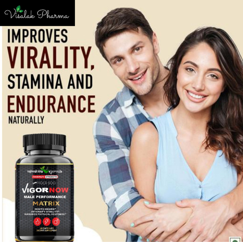 visalak pharma Vigor Now | Ayurvedic Strength Booster | Avoid Early Coming | 30 N(30 Capsules)
