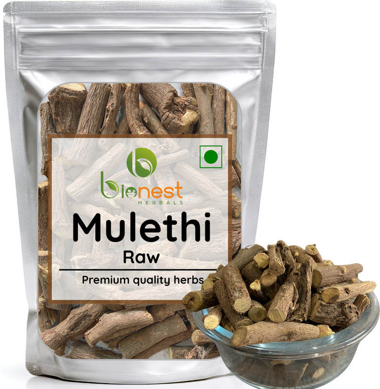 Bionest Herbals Mulethi - Licorice Root / Yashtimadhu / For Cough, Digestion & Voice(250 g)