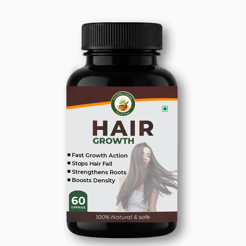 Suraj Herbals Hair Growth Medicine Anti-Hair Fall(60 Capsules)