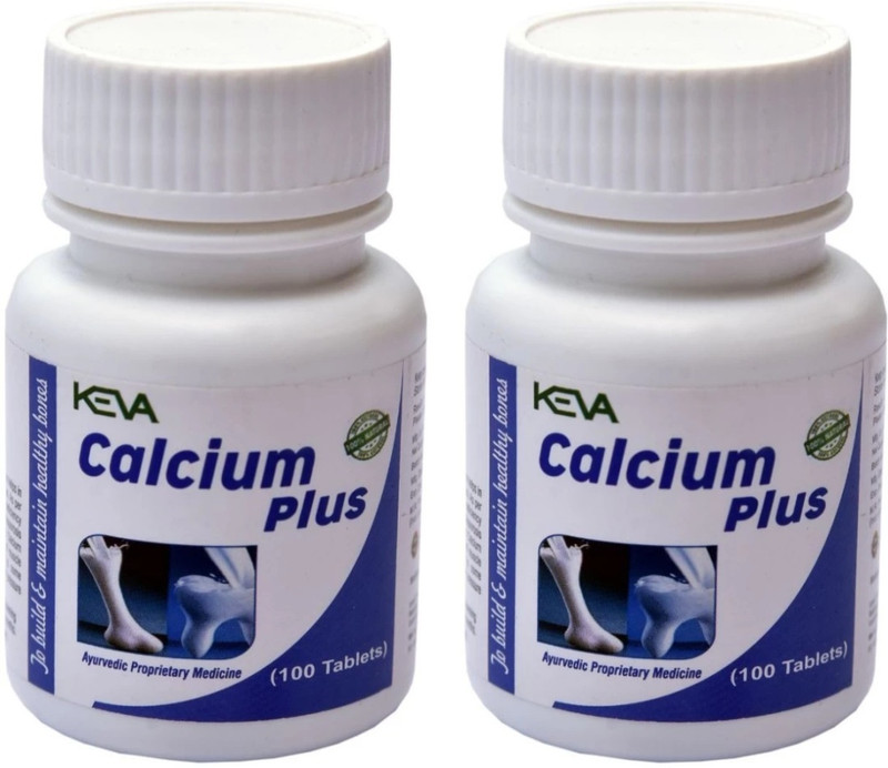 KEVA Calcium Plus Tablets -200 (Tab) Helps to maintain the strong and healthy bones(200 Tablets)