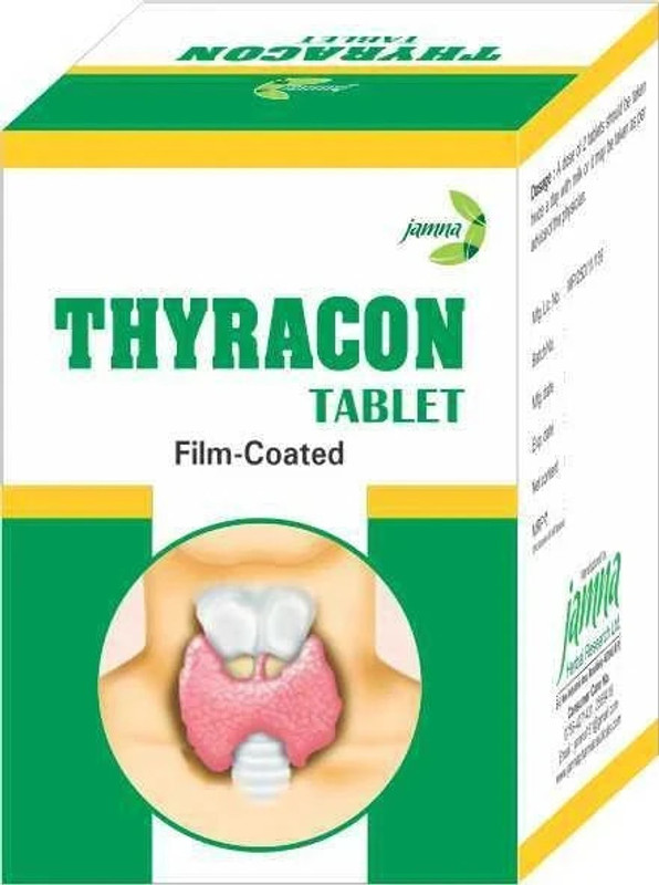 jamna Herbal Thyrocon Tablet – 60 Tab (Ayurvedic Remedy for Thyroid)(60 Tablets)