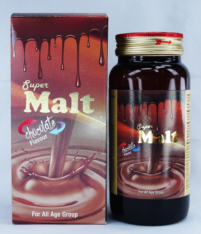 DEE INDIA HERBALS Super Chocolate Malt (400 Gm)(15 mg)