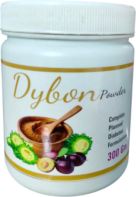 Krishna Healthcare Dybọn Powder, Karela & Jamun Enriched, Complete Planned Formulation for Diabetes(300 g)