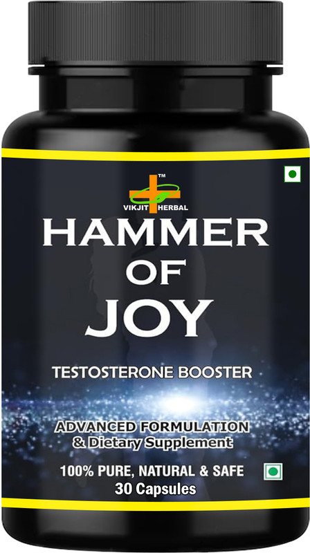 VIKJIT HERBALS HAMMER OF JOY 100% PURE , NATURAL & SAFE(30 Capsules)