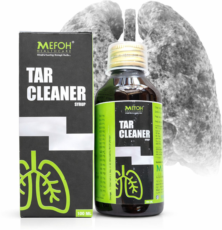 Mefoh Ayurvedic Lung Detox Syrup for Smokers | Removes Tar & Harmful Chemicals(100 ml)