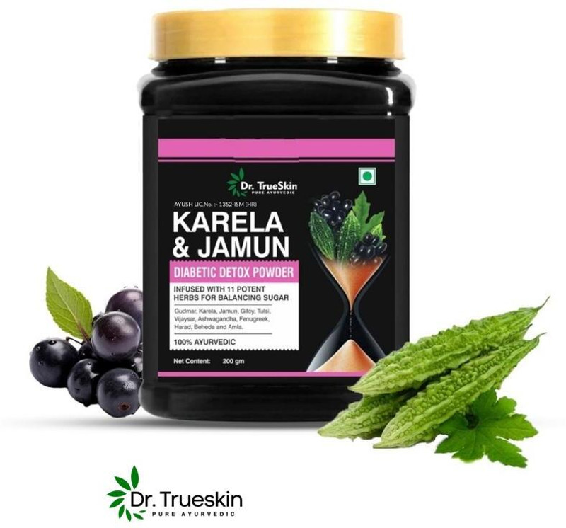 Dr.TrueSkin Karela & Jamun Powder for Skin Care and Natural Glow(200 g)