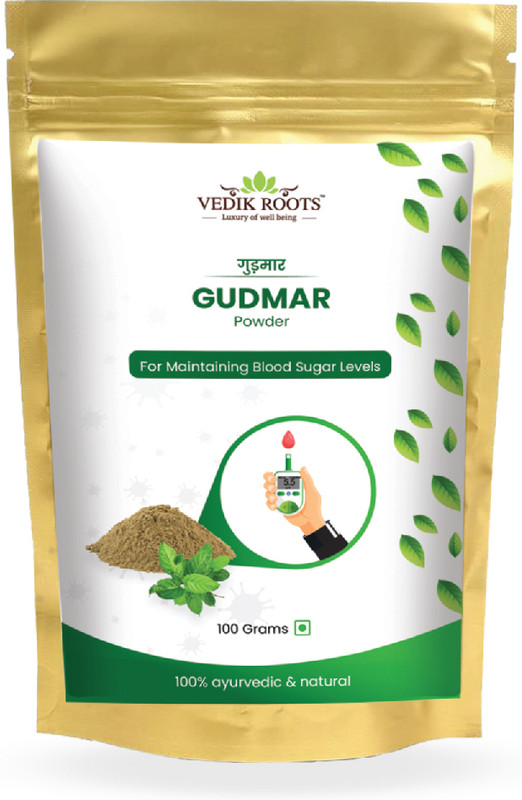 Vedikroots Gudmar Powder for Effectively Balancing Blood Sugar Levels 100Gm(100 g)