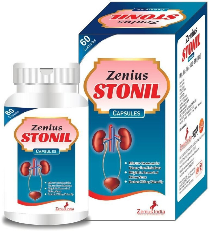 Zenius Stonil Capsule for Kidney Stone Medicine 100% Ayurvedic(60 Capsules)