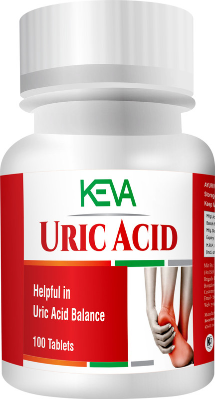 KEVA Uric Acid Balance Tablet (Pack of 1) 100 Tablets(100 Tablets)
