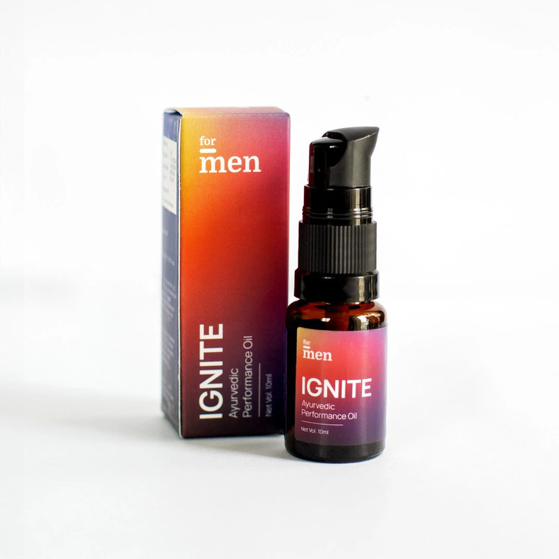 Formen Ignite Oil | Men Massage Oil | Made with Ayurvedic Blend & Non-Greasy Formula(10 ml)