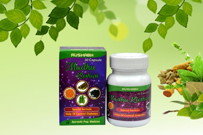 Rushabh Madhukleshari Herbal Capsule-60 For Diabatic(60 Capsules)