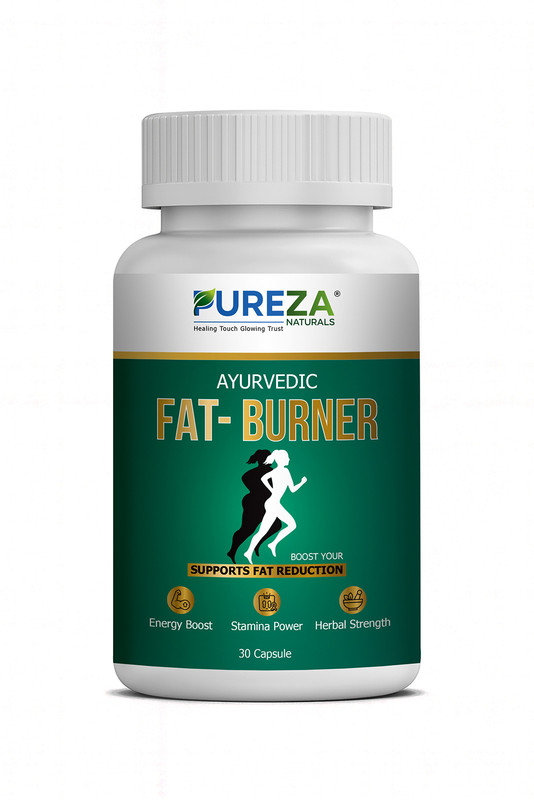 PUREZA NATURALS Fat Burner 30 Capsule Supports Weight Loss, Boosts Energy for Men & Women(30 Capsules)