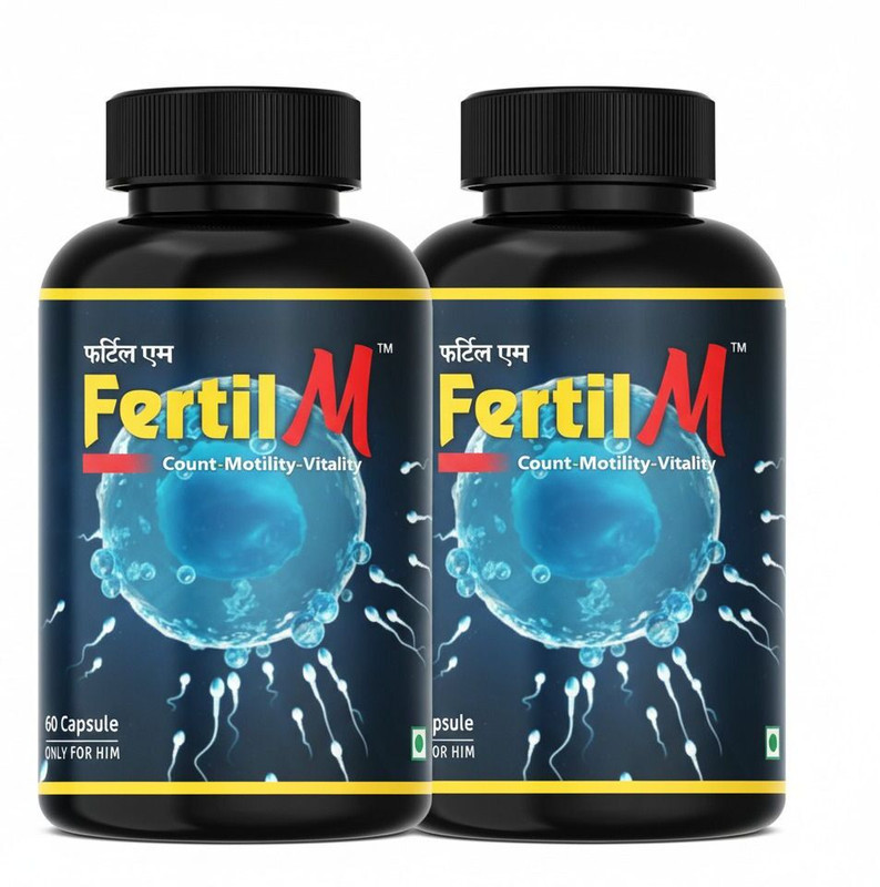 Suraj Herbals Fertil M Power+(Pack of 2, 120 Capsules)